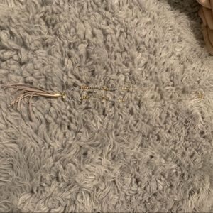 🌴5/$25 Grey/Gold beaded tassel necklace